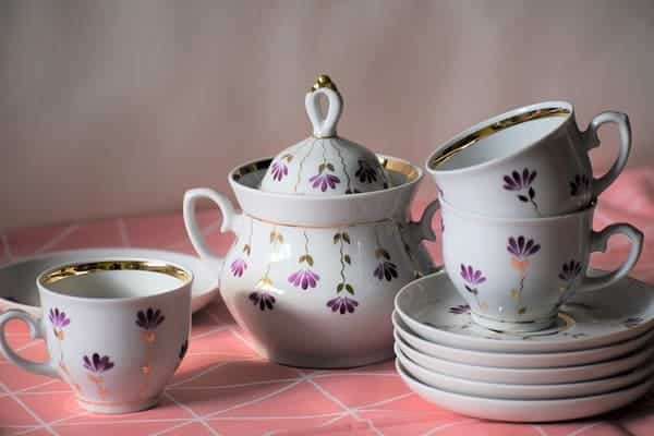 service à thé en porcelaine anglaise